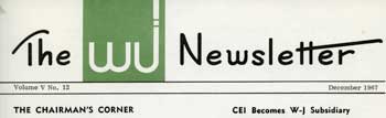 WJ Newsletter early